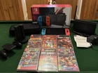 Nintendo Switch Bundle with 6 Games, Case, Controllers, and Cables