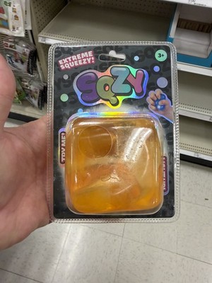 SQZY Lightup Squishy Toy New In Box Orange