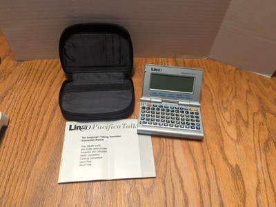 LINGO Pacifica Talk TR-2203 10 Language Talking Translator W/ Manual & Case