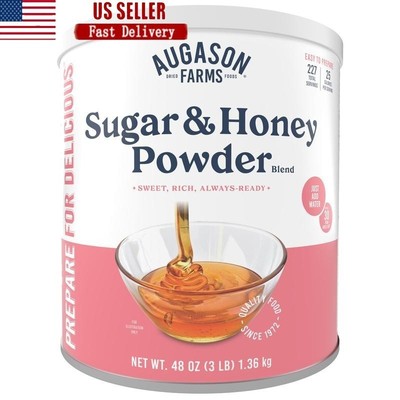 Honey Powder Blend Emergency Food Storage Long Shelf Life Cooking Baking New