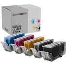 5PK PGI-220 CLI-221 Ink Set for Canon PIXMA MX860 MX870 iP4700 MP540 MP560 MP640