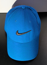 Nike Club Cap Hat Strap Back Adult M/L Blue Dri-Fit Golf Running Lightweight