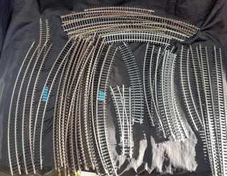 Hornby Lima OO Gauge Railway Track Job Lot Curves Straights One point
