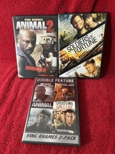 Ving Rhames 4 Movie 3 DVD lot Animal  Animal 2 & Soldiers of Fortune