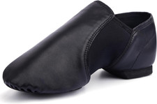 Unisex PU Leather Jazz Shoe EVA Sole for Men/Women Dance Shoes