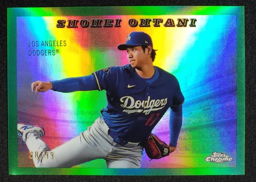 Shohei Ohtani [Green] #55RS-19 2025 Topps Chrome Platinum 1955 Rails & Sails card