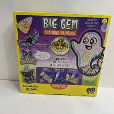  Big Gem Diamond Painting Kit - Stickers and Suncatchers - DIY Crafts Halloween