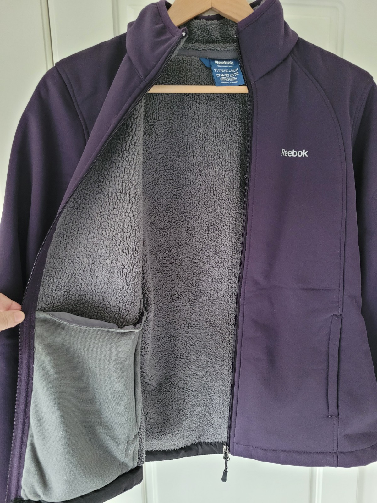 Reebok Jacket Softshell Fully Fleece Lined Full Z… - image 11