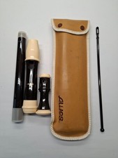 Aulos Altblockflöte mit Koffer (Model No 209 N-E) Vintage