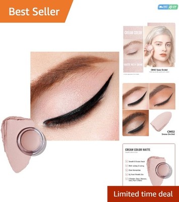 All-in-One Matte Eyeshadow Primer Eyeliner - Waterproof & Smudge-Proof Formula