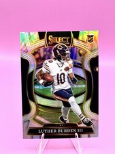 2025 Panini Select Luther Burden III Silver Prizm Concourse #72 Bears RC