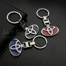 Toyota Double-Sided Metal Keychain 3 Color You Pick US Seller Free Shipping