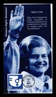 DR JIM STAMPS US COVER BETTY FORD WOMEN'S RIGHTS MOVEMENT CELEBRATE CENTURY FDC