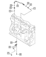 Genuine Mopar Turbocharger Oil Feed Hose 68002982AA