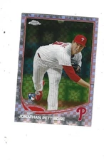 2013 Topps Chrome X-Fractors #126 Jonathan Pettibone rc PHILADELPHIA  PHILLIES