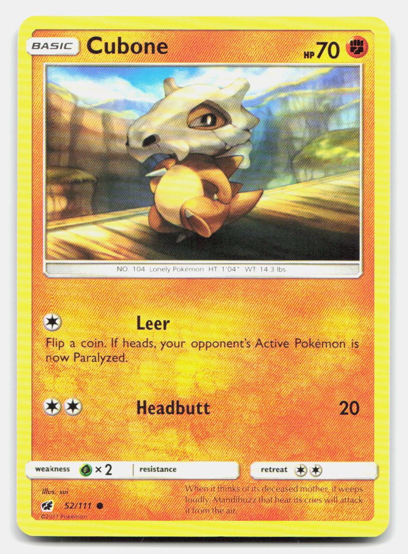 SM - Crimson Invasion #52/111 Cubone