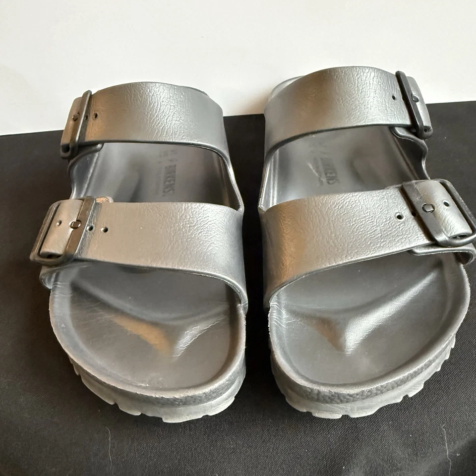 Birkenstock мужские Arizona Essentials EVA металлик антрацит серый 41 (США 8-8,5) - Изображение 2 из 4
