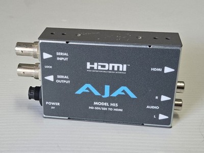 AJA Model Hi5 HD-SDI/SDI to HDMI Video and Audio Converter
