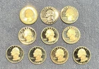 Lot of 10 Silver Proof (S) Washington Quarters - Various Years - Including 1963