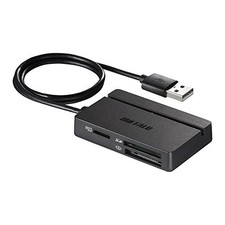 Buffalo USB 2.0 Multi-Card Reader Standard Model Black BSCR105U2BK