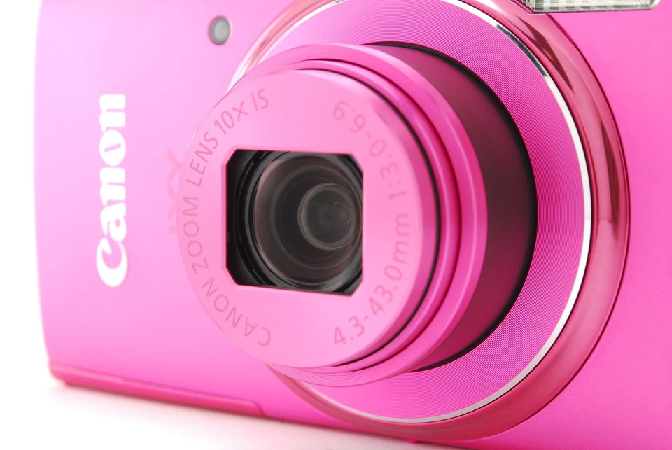 [TOP MINT w/BOX]  Canon IXY 140 Pink Compact Digital Camera 20MP 10x JAPAN #195 - Image 4 of 4