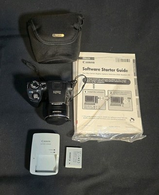 Canon PowerShot SX530 HS 16MP Digital Camera With Instructions & Bag - Tested
