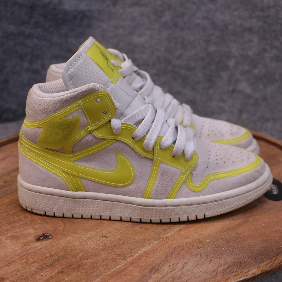 Jordan 1 LX Mid Off White Opti Yellow W for sale | eBay