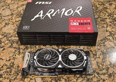 MSI Radeon RX 580 ARMOR 8GB GDDR5 Graphics Card (Original Box)
