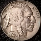 1929 S Buffalo Nickel - VF - 5C