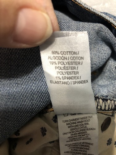 Lucky Brand Girls Classic Straight Jeans Size 12 Blue Adjustable Waist - Picture 11 of 12