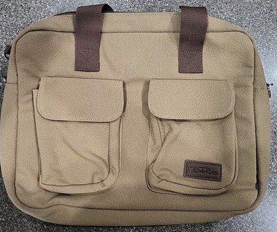 Bella Russo Bag Laptop Messenger Adj Shoulder Bag Travel Tote Padded Canvas