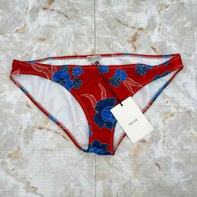 BELIZE OFFICIEL Printed Winona Bottoms Red and Blue Size Large NWT