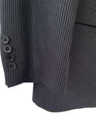 PAUL SMITH Black Stripe Wool Blazer US 38 IT 48 Jacket