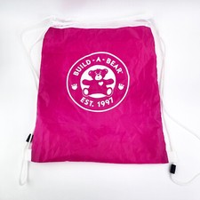 Build A Bear Drawstring Backpack Pink Cinch Tote Replacement Bag