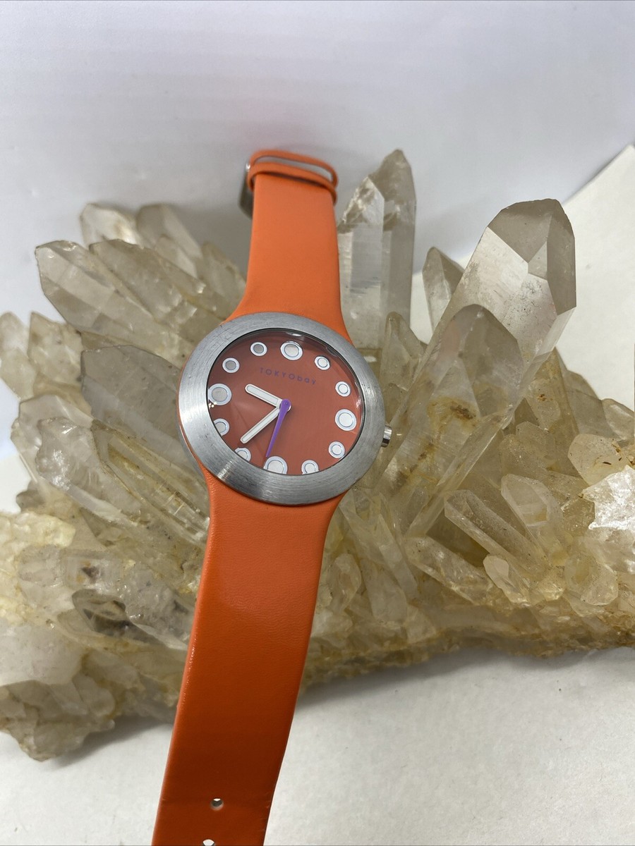 TOKOYOBAY WATCH WITH ORANGE STRAP STAINLESS STEEL TOKYObay | Accessories | Tokoyobay Watch With Orange Strap  main image 2