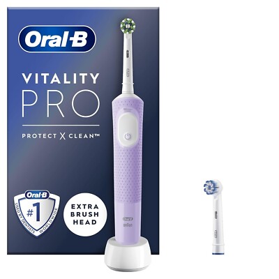 Oral-B Vitality Pro Elektrische Zahnbürste für Erwachsene, 1 Griff, 2 Zahnbürste