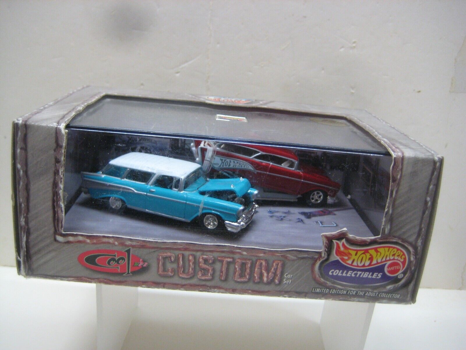 2001 HOT WHEELS 100% SERIES 2 PACK COOL CUSTOM CHEVY NOMADS MINT IN BOX !