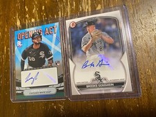 2023 Lenyn Sosa Topps Big League Opening Act Auto White Sox Brooks Gosswein Card
