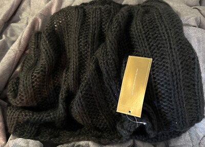 Charcoal Crochet Infinity Scarf Women's| Francesca's Collection