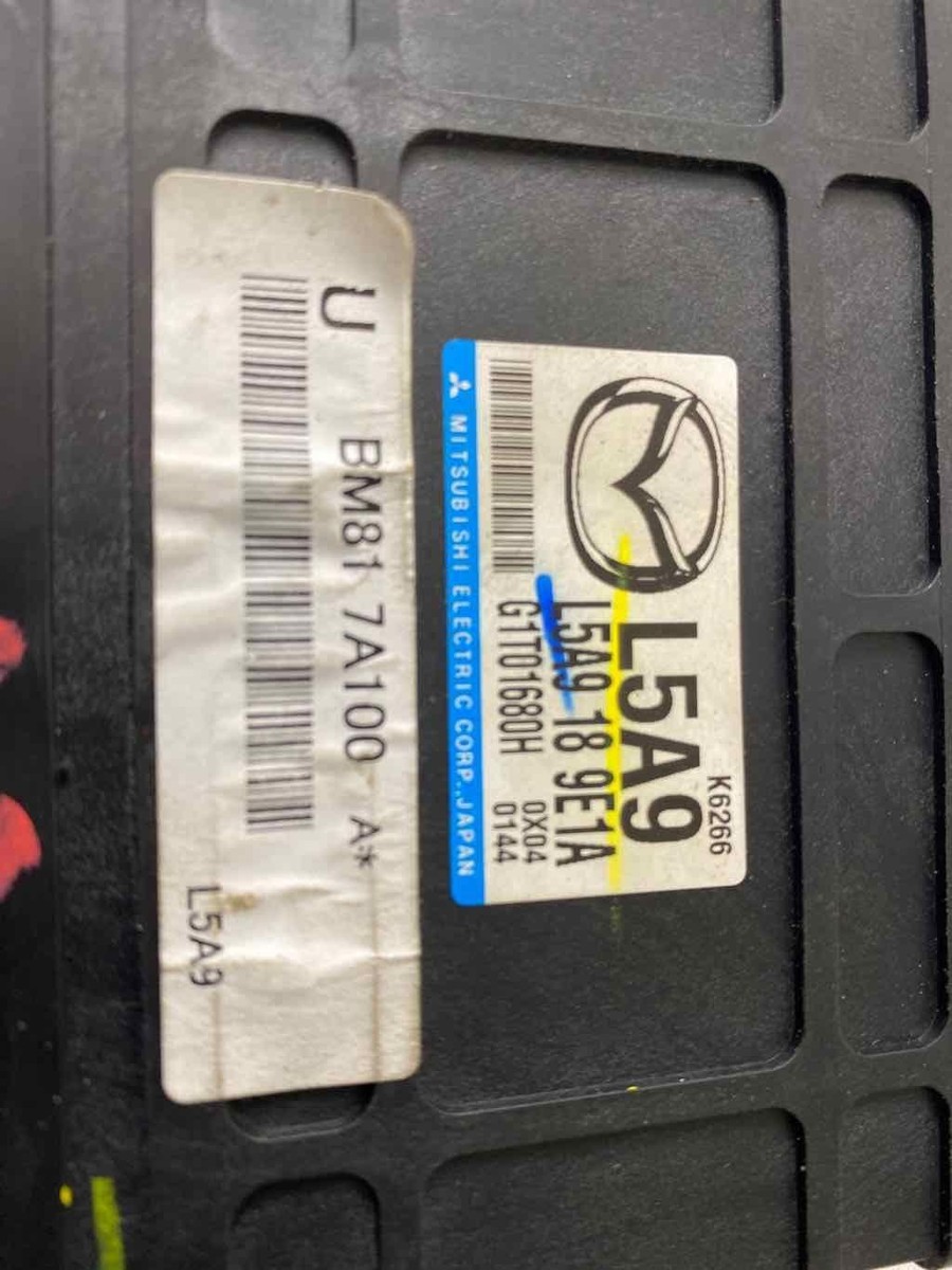 Chassis Brain Box MAZDA 6 11-13 ID: L5A9189EA thru D 2.5L AT