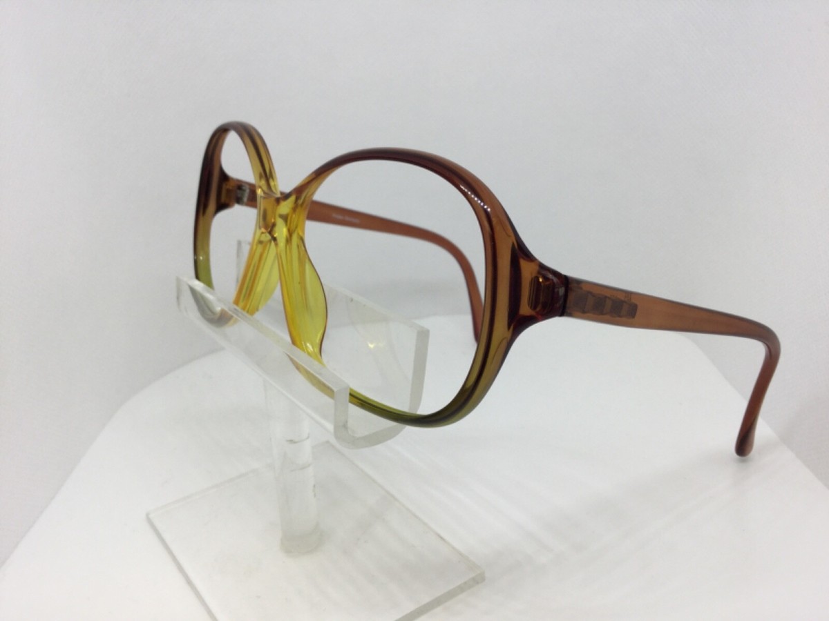 Lunettes De Soleil Vintage Yves Chantal MARWITZ Modèle 3077 - Couleur Marron Rougeâtre - Monture Ovale Acétate
