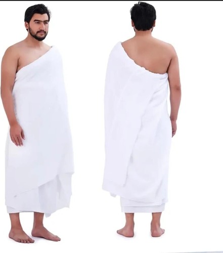 Ihram Ahram Ehram 2 Piece Quality Cotton Cloth Hajj Umrah for Men Fast Delivery