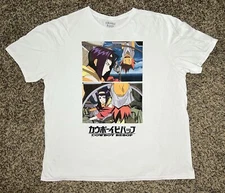 Cowboy Bebop XXL 24” X 28” Adult T-Shirt - Ed Dangling Upside Down Over Faye