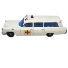 Lesney Matchbox S&S Cadillac Ambulance No.54 1965 White Made in United Kingdom