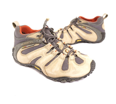 Merrell Chameleon II Women's Stretch Leather VIBRAM Hiking Shoes US 7.5
