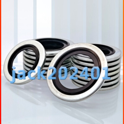 10pcs Seal gasket NBR screw thread standard M4 M5 M6-M30