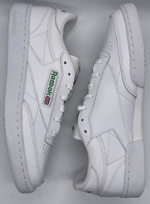 Reebok Classic Mens Club C 85 White Green AR0456 Size 9 NWOB Lifestyle Trainers
