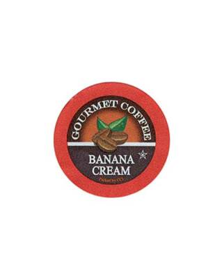 Banana Cream Flavored Coffee, Single Serve Cups for Keurig  Machines 20 ct