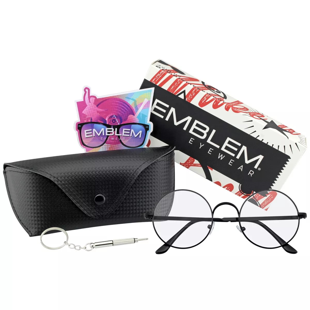 Gafas Redondas Retro Vintage Cl sico Metal Lentes Transparentes