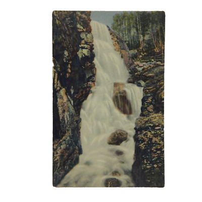 WHITE MOUNTAINS NEW HAMPSHIRE CASCADE AT THE FLUME WATERFALL